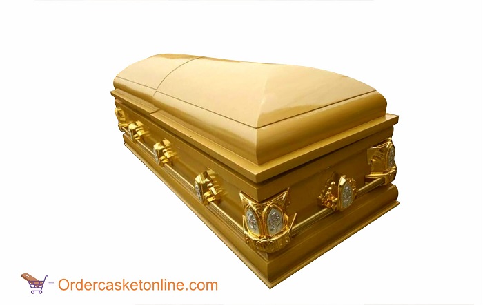 hardwood quality interior casket